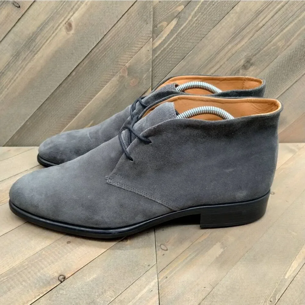ECCO Citytray Grey Suede Chukka Boots Mens Size 10.10.5 Casual Boots, Shoes‎